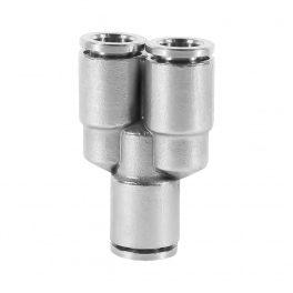QM-UY-12-12 Фитинг тройник Y-образный, 12мм x 12мм x 12мм