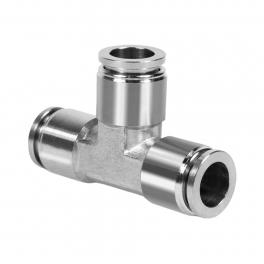 QS-UT-12-12 Фитинг тройник T-образный, 12мм x 12мм x 12мм